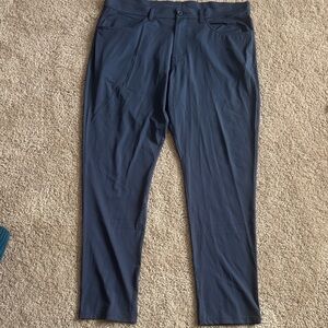 New Travis Mathew Men's lightweight Navy Performance Pants size 38